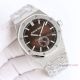 Swiss Grade Copy Audemars Piguet Royal Oak 42mm Smoked Burgundy Dial Watches (3)_th.jpg